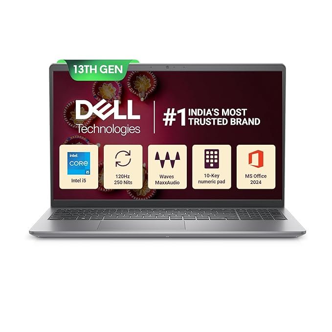 Dell 15 Laptop, 14th Gen Intel Core 3 100U